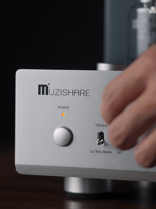 MUZISHARE X7 Push-Pull Vacuum Tube Integrated Amplifier, MM Phono